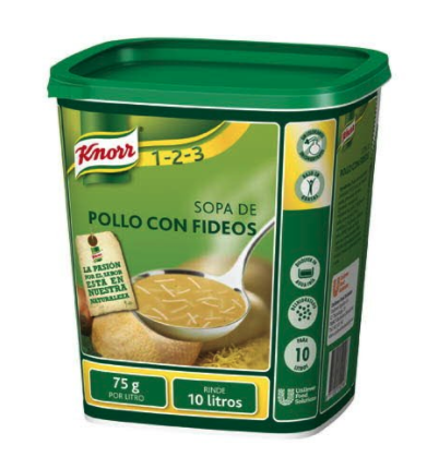 SOPA DESHIDRATADA BOTE KNORR